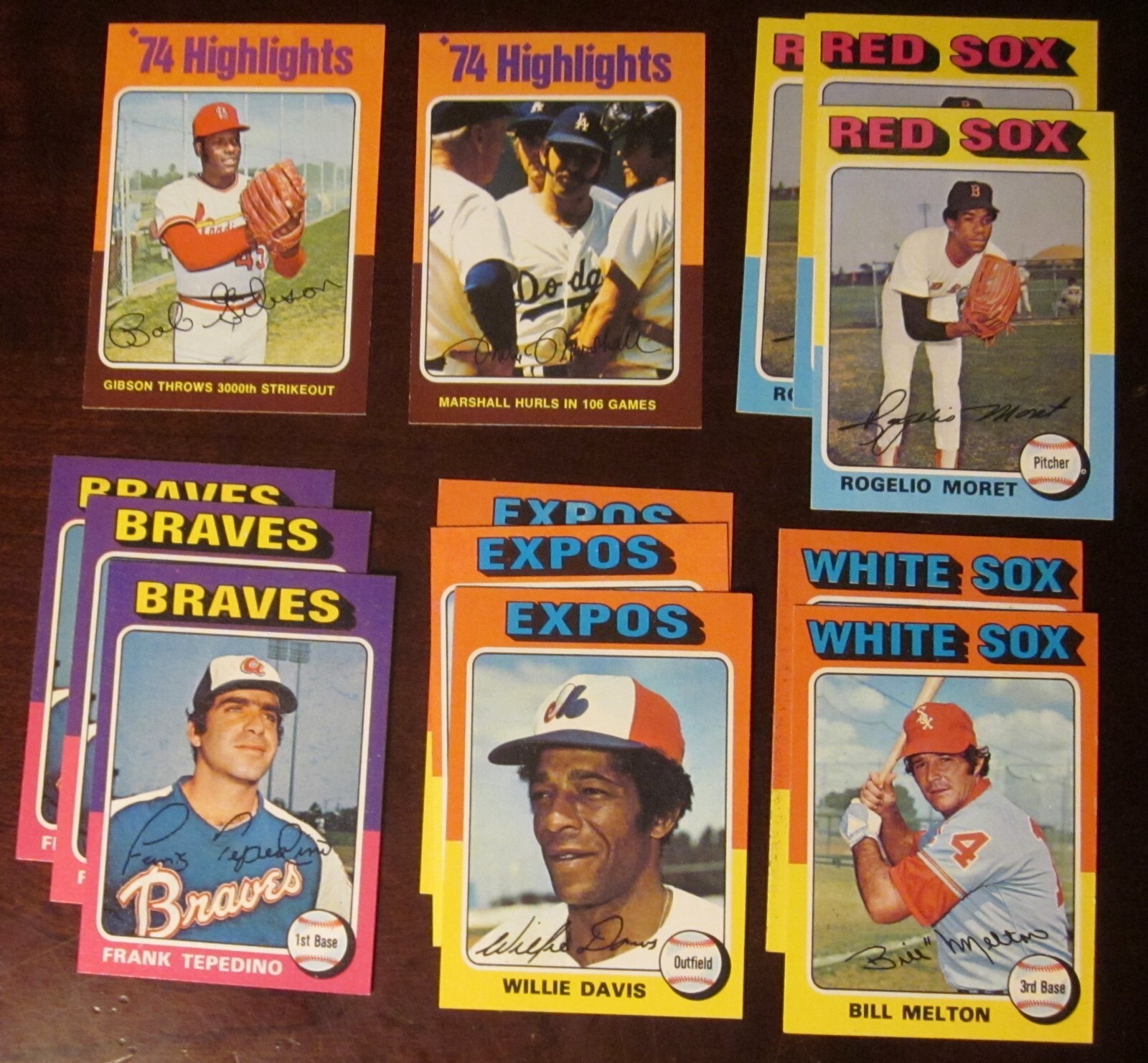 1975 Topps Baseball- Pick Choose Finish Your Set – (#1- 250) -NM, NM/MT