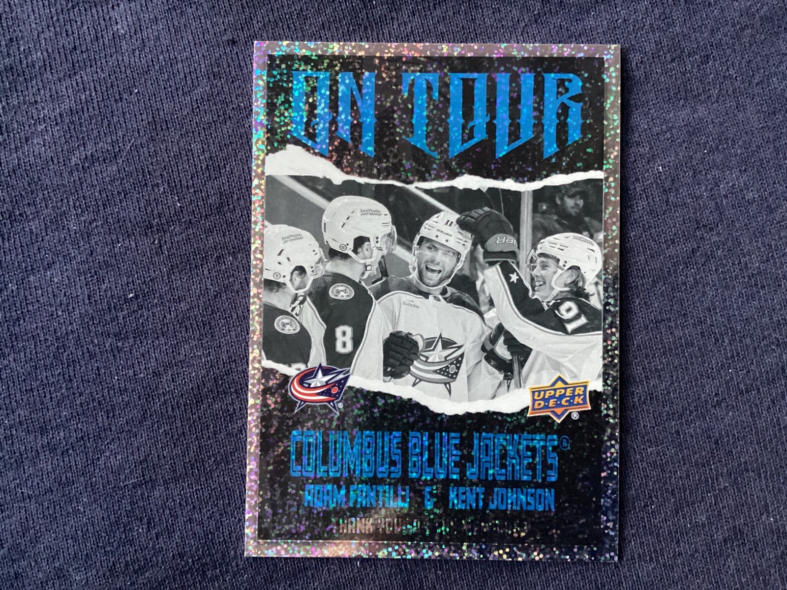 2024-25 Upper Deck Series 2 ‘ON TOUR’ Insert Hockey Cards. You Pick From List.