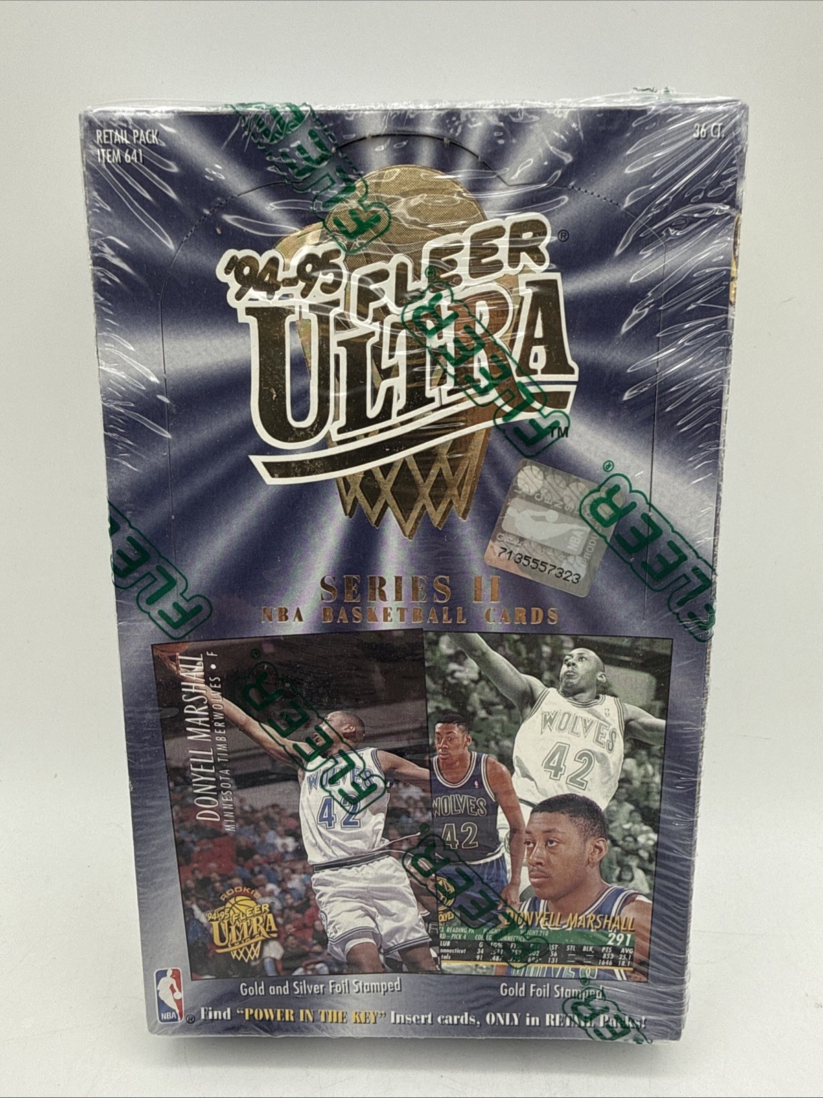 1994-95 Fleer Ultra Basketball Series 2 Factory Sealed Power In The Key Inserts