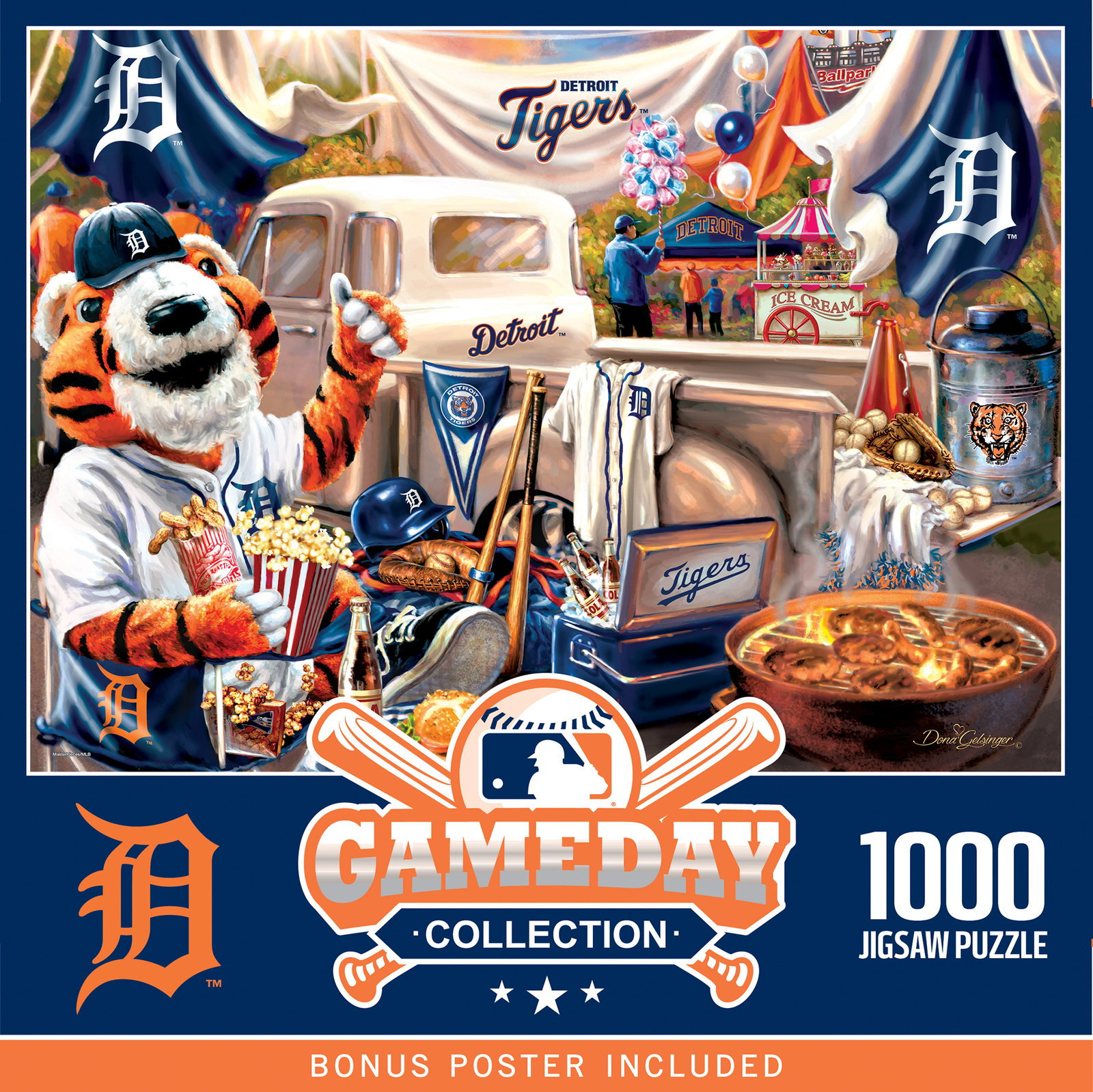 MasterPieces – Detroit Tigers – MLB Gameday 1000 Piece Jigsaw Puzzle