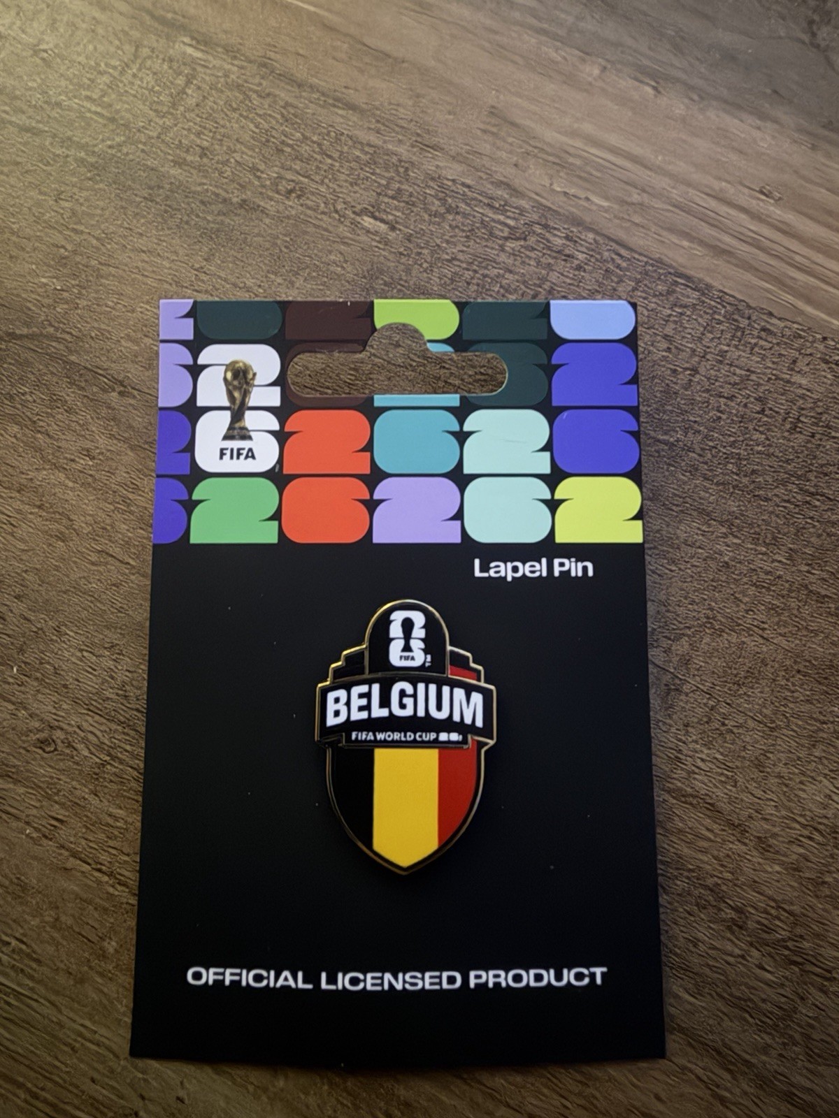 Belgium Bundle Bracelet Pin Cups Cards Official FIFA World Cup 2026 Spain Futbol