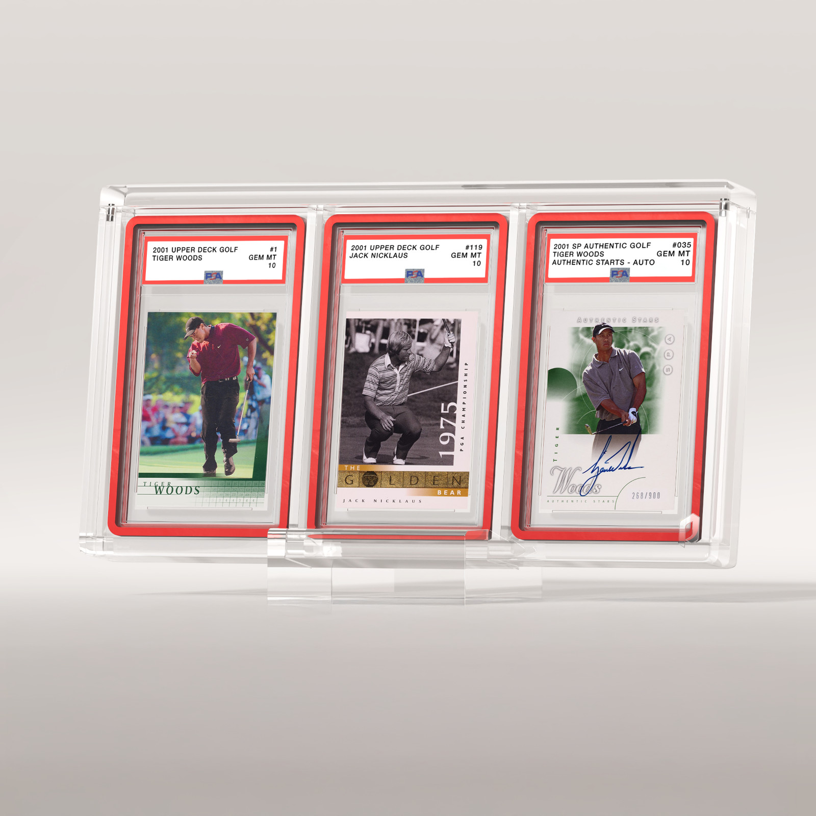 Phantom x GradedGuard PSA/CGC TRIPLE (Rounded) Crystal Acrylic TCG Card Case