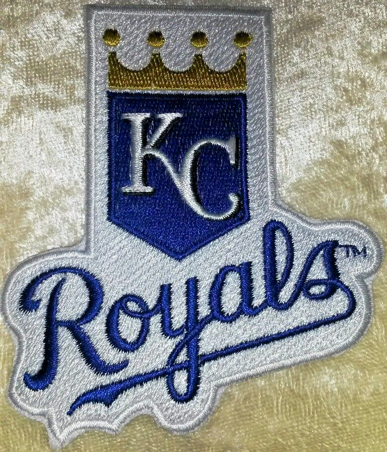 Kansas City Royals 3.5″ Iron /Sew On Embroidered Patch~ Free Tracking!