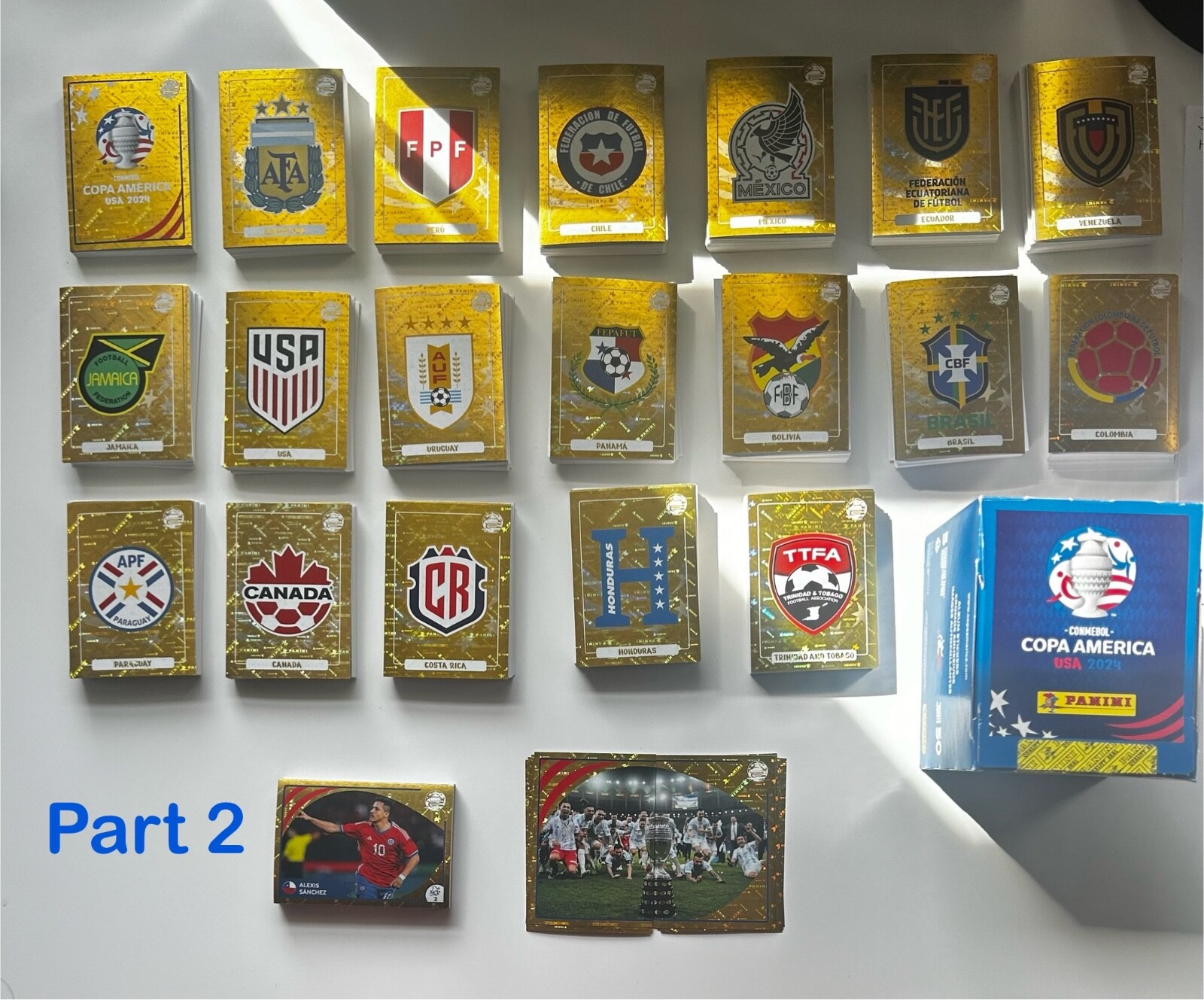 Copa America 2024 Panini Stickers White/Foils – Pick your sticker – USA – PART 2