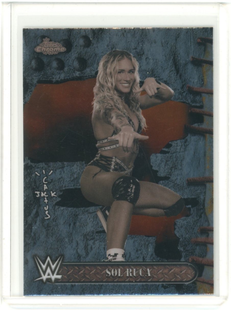 2025 TOPPS CHROME CACTUS JACK WWE BASE SOL RUCA #93
