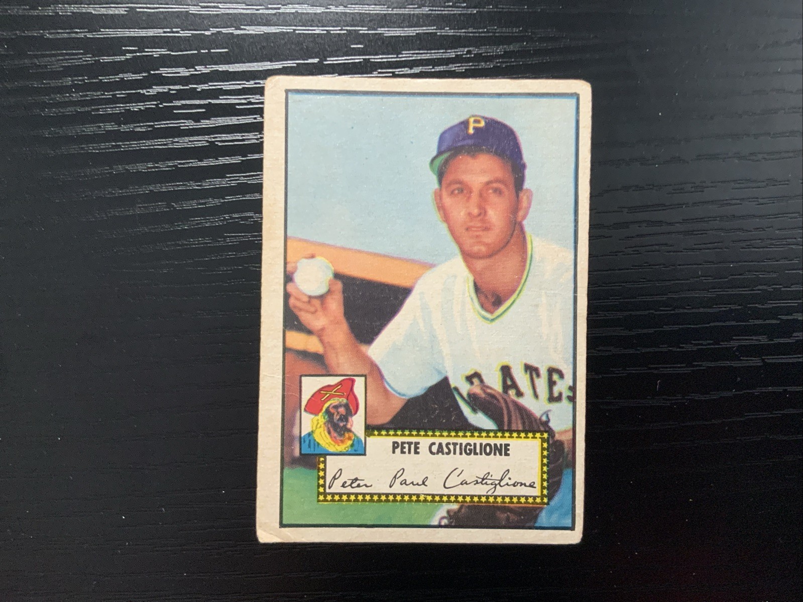 1952 Topps – Semi-High # Pete Castiglione #260 VGX. 359