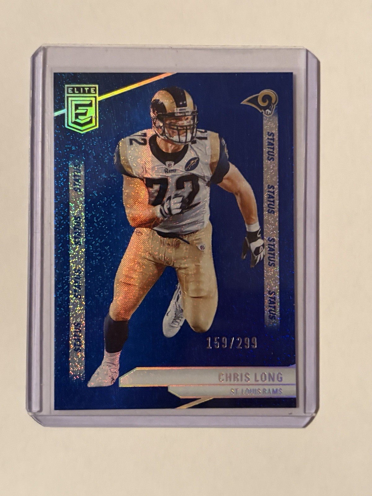2024 Panini Donruss Elite Chris Long #48 Status Sparkle /299