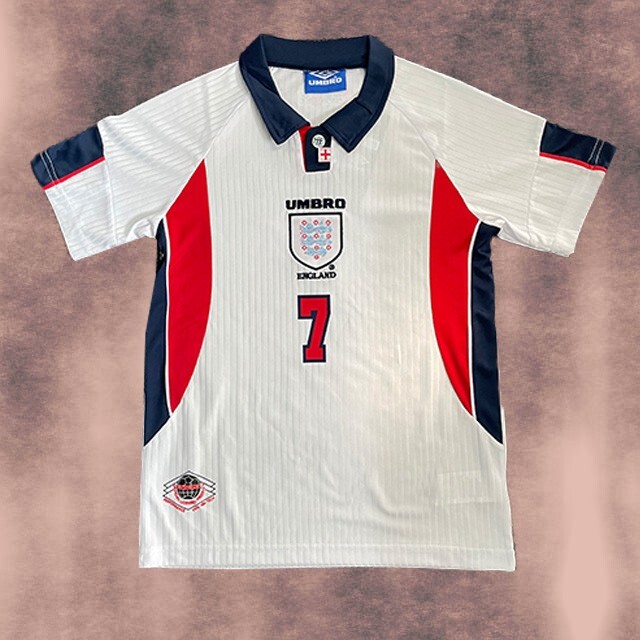England 1998 National Team Youth Jersey – David Beckham Edition – Special Releas