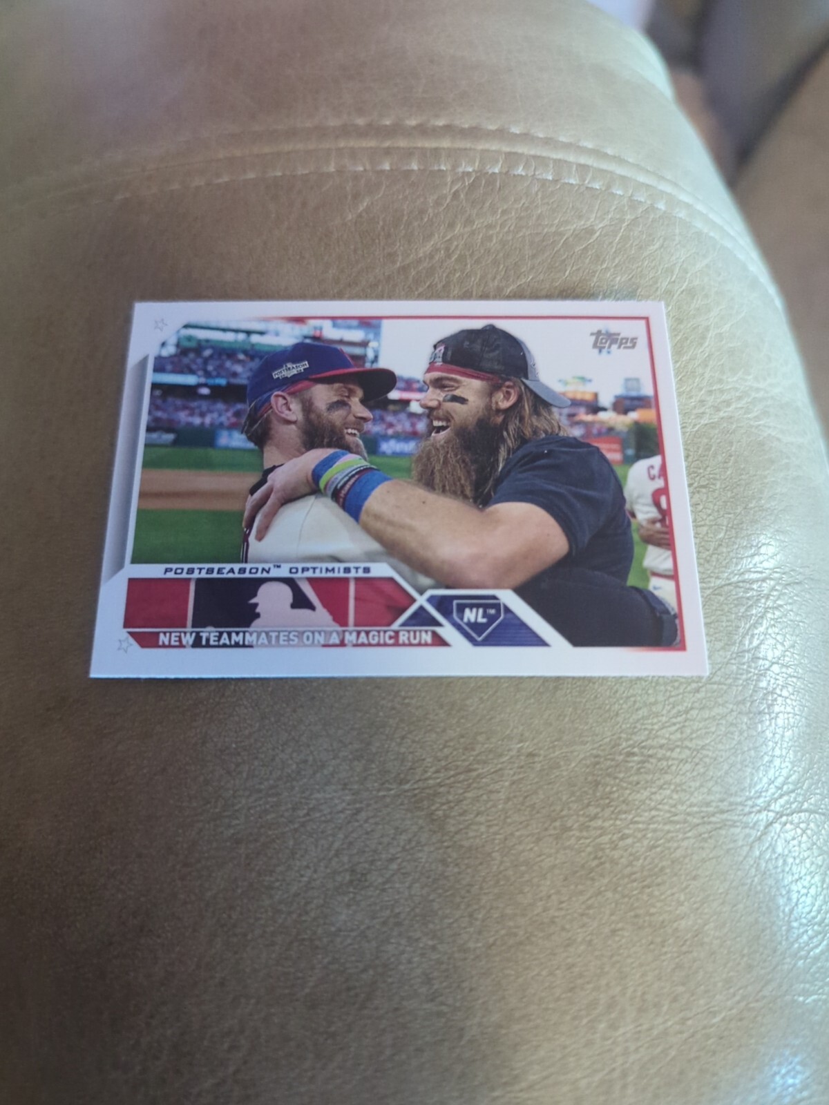 2023 Topps #432 Bryce Harper Brandon Marsh CC Philadelphia Phillies