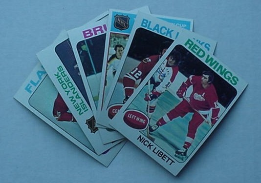 1975-76 TOPPS HOCKEY CARD SINGLES *** 75¢ EACH+ ***$3.00 MINIMUM***