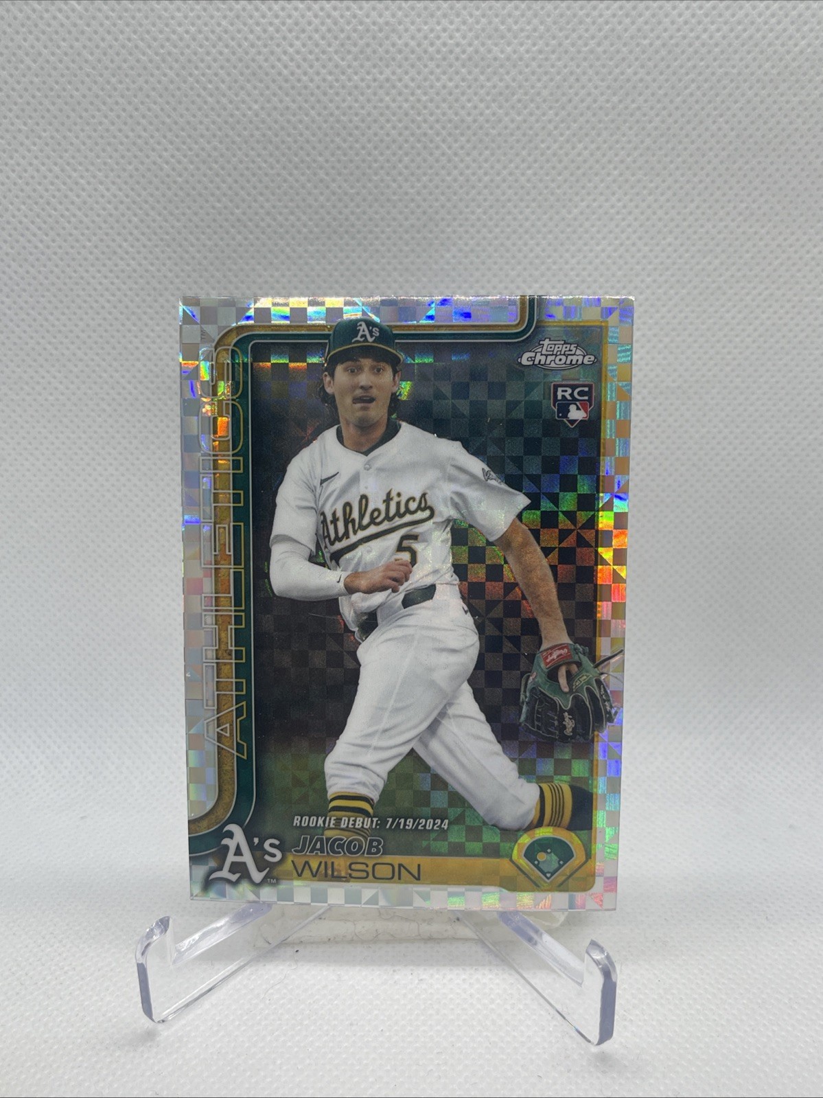 2025 Topps Chrome Update Series Rookie Debut Jacob Wilson #USC150 X-Fractor (RC)