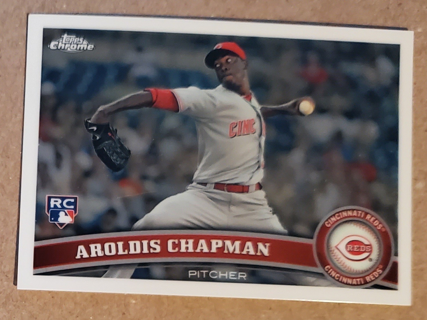 2011 Topps Chrome #68 Aroldis Chapman RC Cincinnati Reds