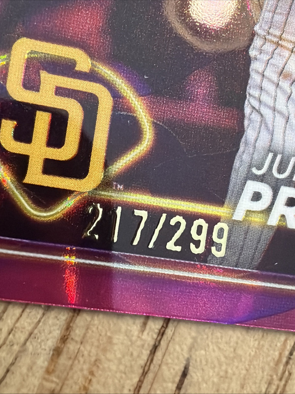Jurickson Profar 2024 Topps Chrome Update #USC180 Magenta & Purple Lava /299