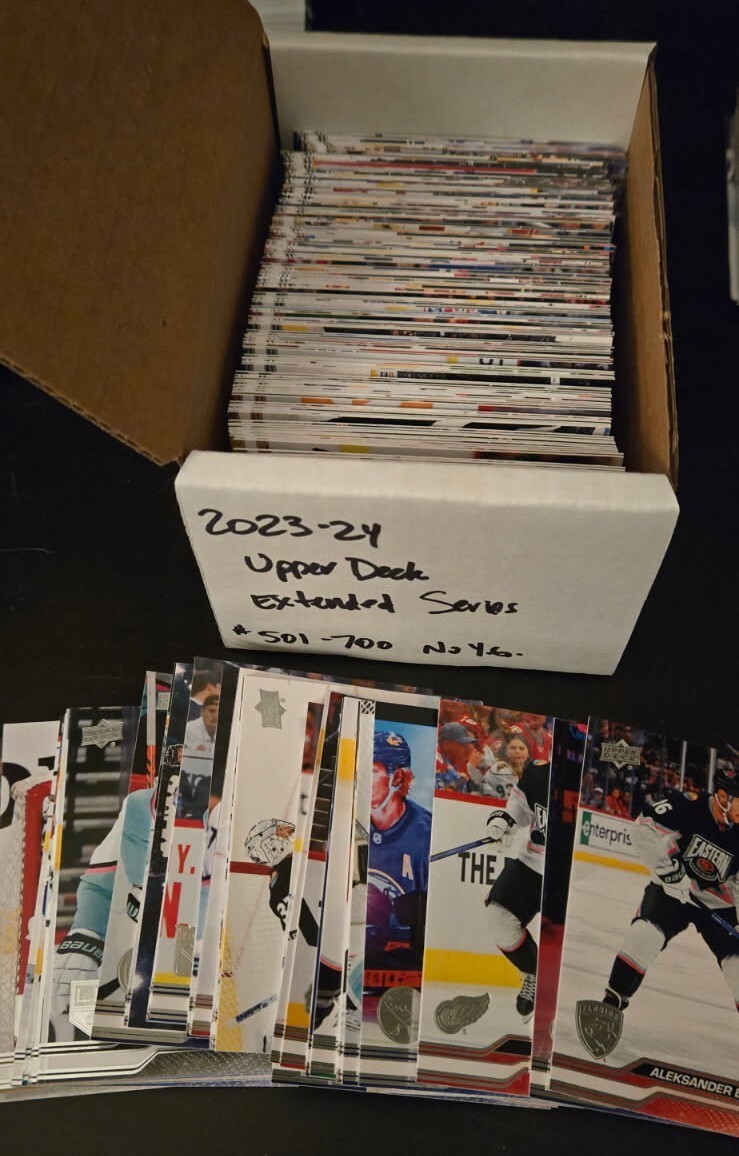 2023-24 Upper Deck Extended Series Base Set #501-700 no Young Guns