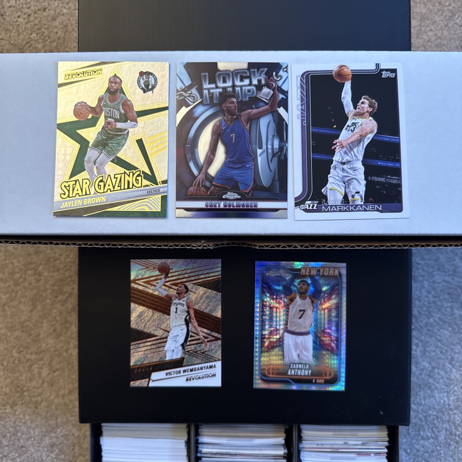 500 Basketball Cards Bulk Different Brands Different Years