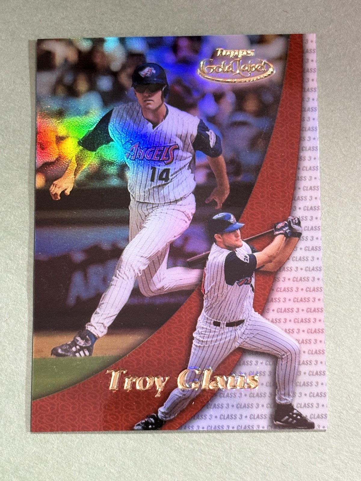 Troy Glaus 2000 Topps Gold Label Class 3 Anaheim Angels #6 JJ931