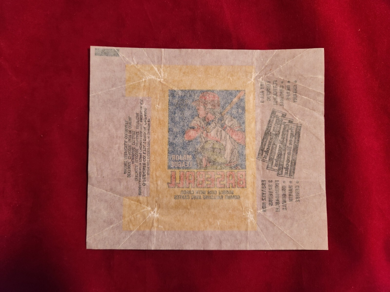 ⚾1979 OPC O-Pee-Chee Baseball Wax Pack Wrapper 4.2⚾ Super Bazooka Bubble Gum Ver