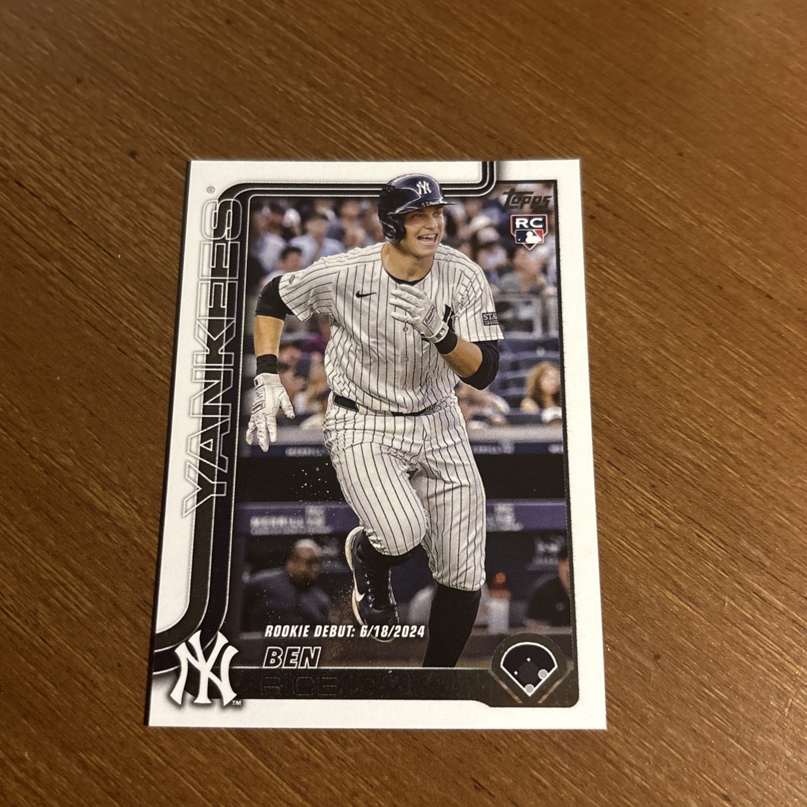 Ben Rice 2025 Topps Update Series Rookie Debut #US25 (RC)