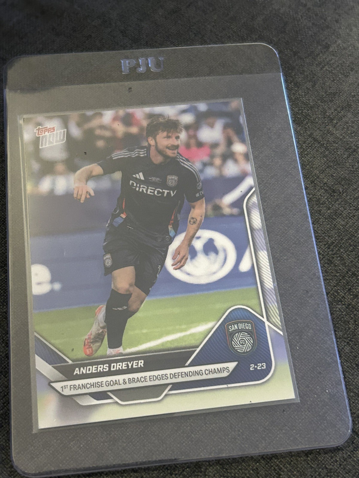 2025 Topps Now MLS – Anders Dreyer #5 /854 1st Franchise Goal
