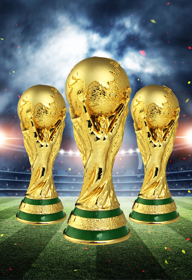 World Cup Replica Trophy 1:1 Full Size 2022 Qatar Version Hollow 36cm/14in Heigh