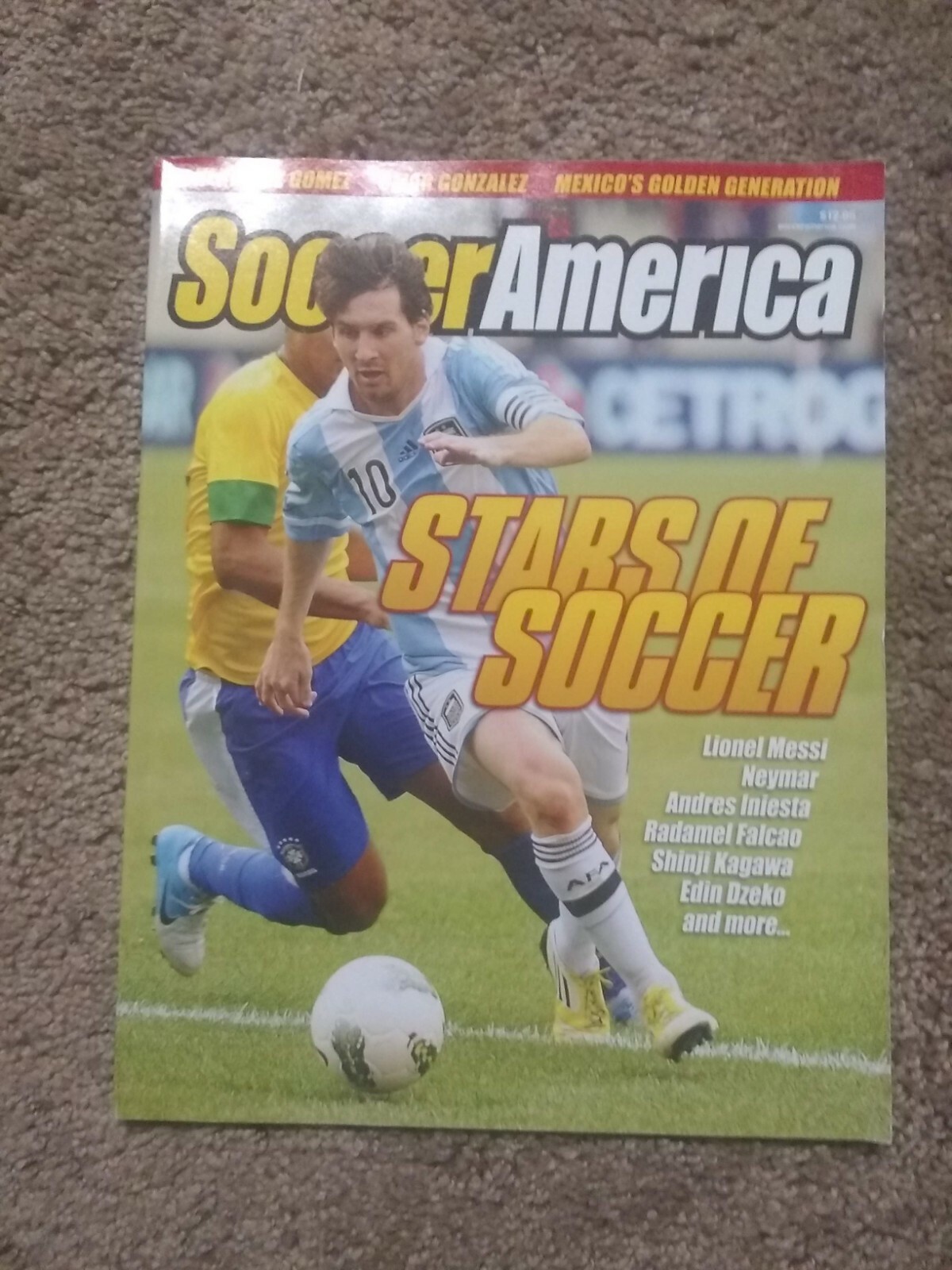 Lionel Messi Summer 2013 Soccer America cover magazine Vol 44 No 2 1662