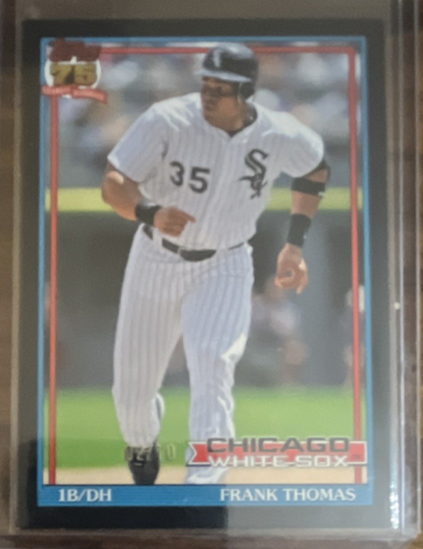 Topps Frank Thomas Serial Numbered /10 White Sox 2026 Series 1 T91-31