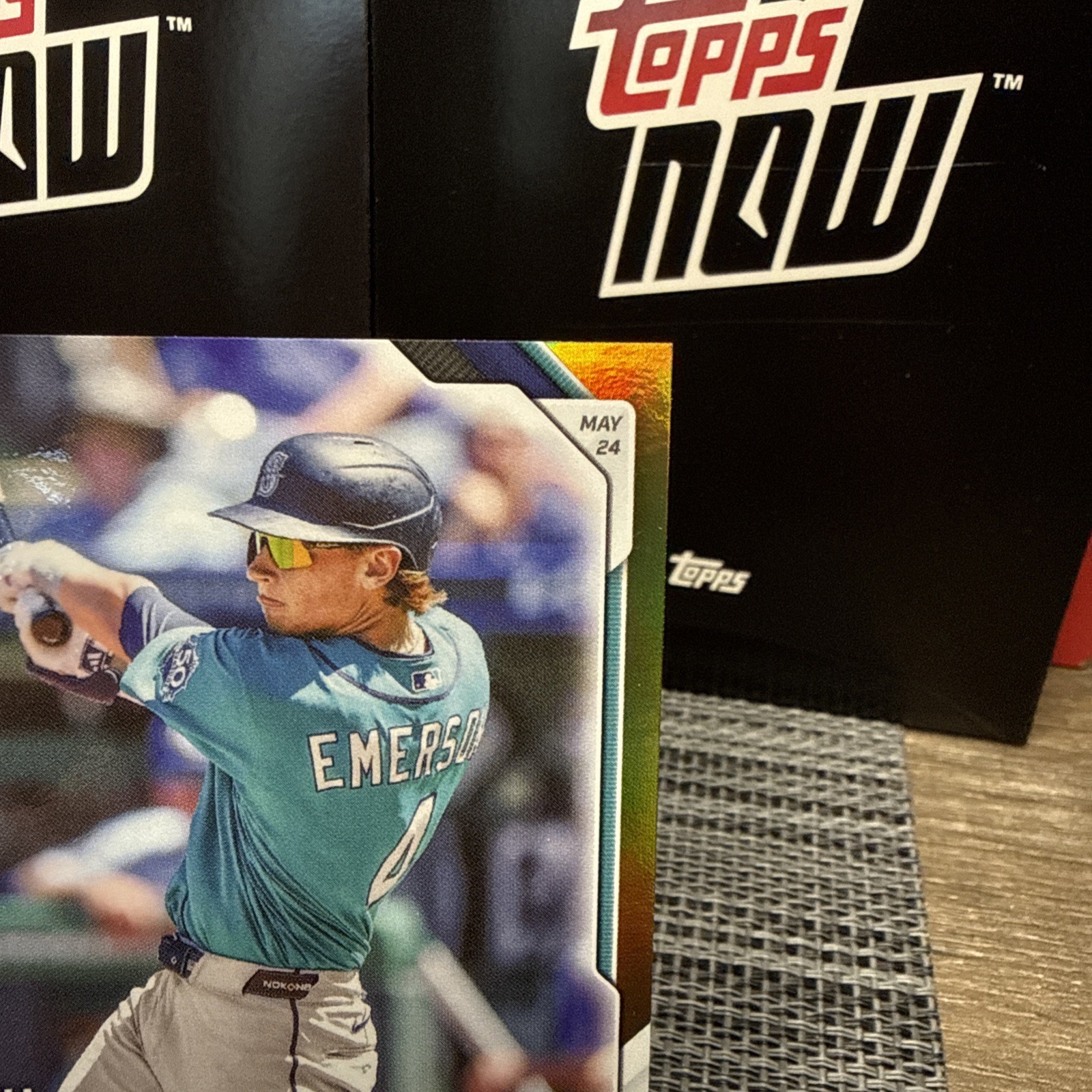 Colt Emerson, Seattle Mariners – 2026 Topps Now CALL-UP…Gold Foil Parallel 10/50