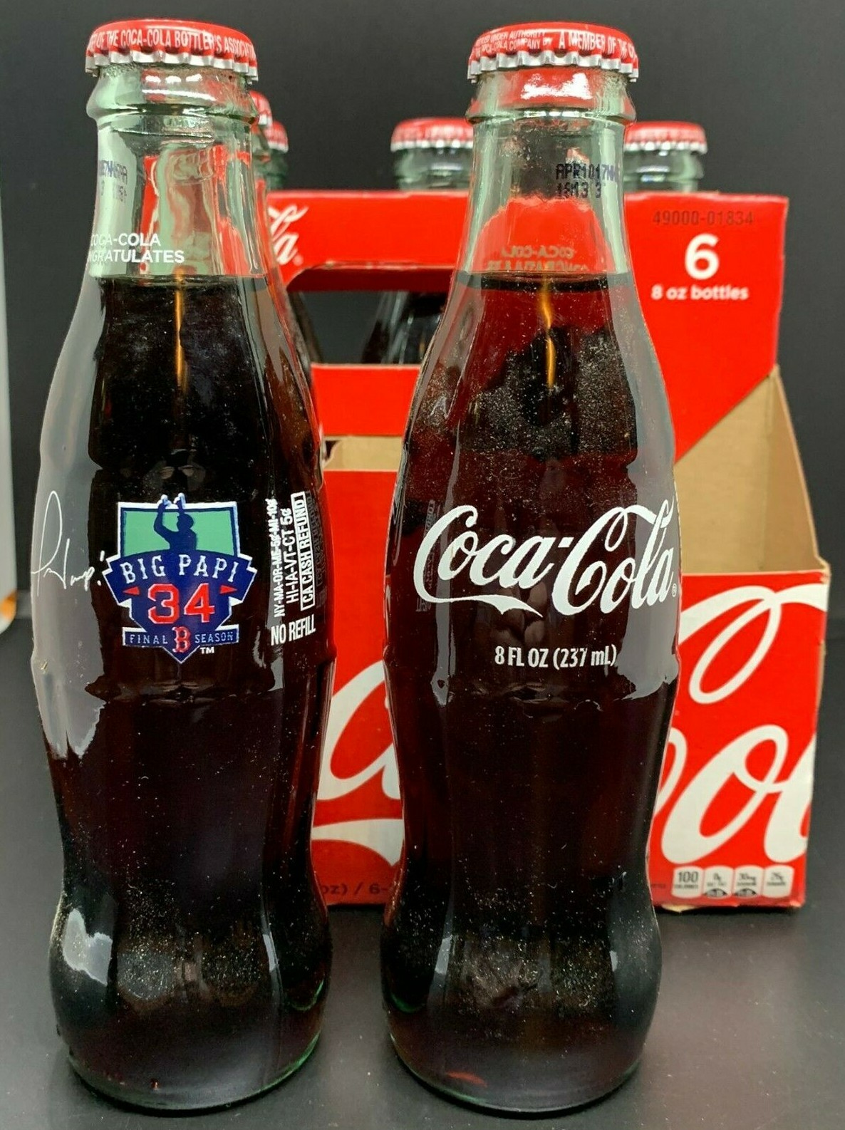 David Ortiz Big Papi Final Season Red Sox Coca Cola Commemorative 8oz Six Pack