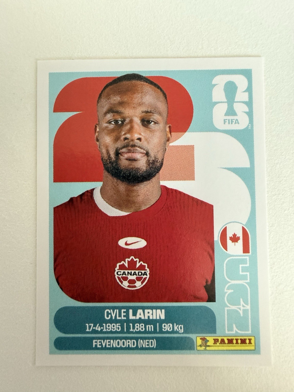 2026 Panini FIFA World Cup Sticker Cyle Larin #CAN 19 – Canada