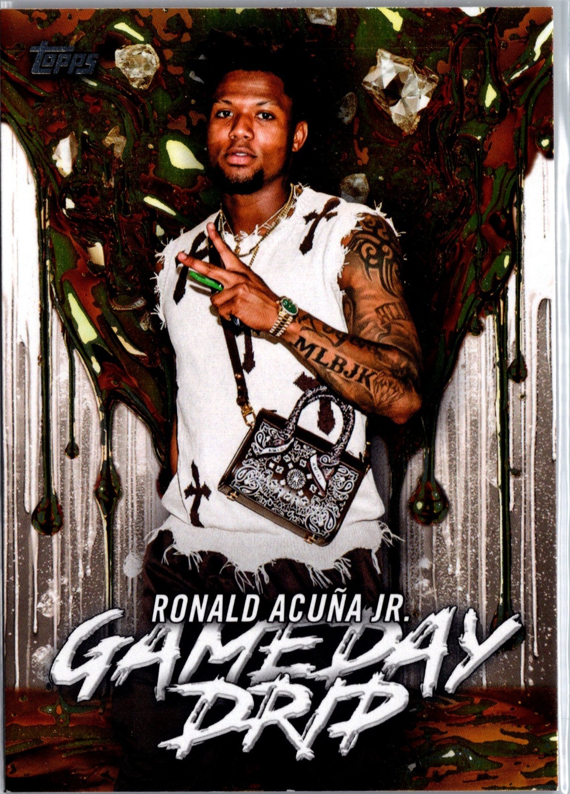 2026 Topps Celebration – Game Day Drip Ronald Acuña Jr. #GD-6 – Braves