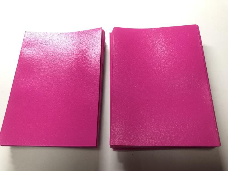 Lenayuyu 600pcs roseredwhite Protector Standard MTG Card Sleeves 66x91mm Matte