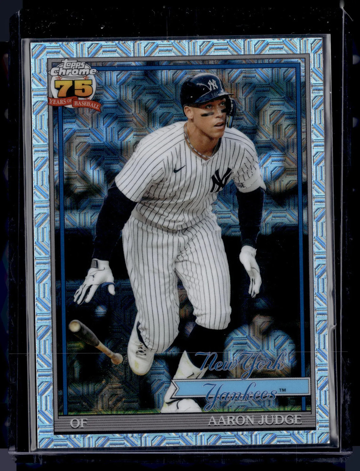 HL-P01 2026 Topps Chrome 75 Years of Baseball Aaron Judge #91C-82 Blue Refractor