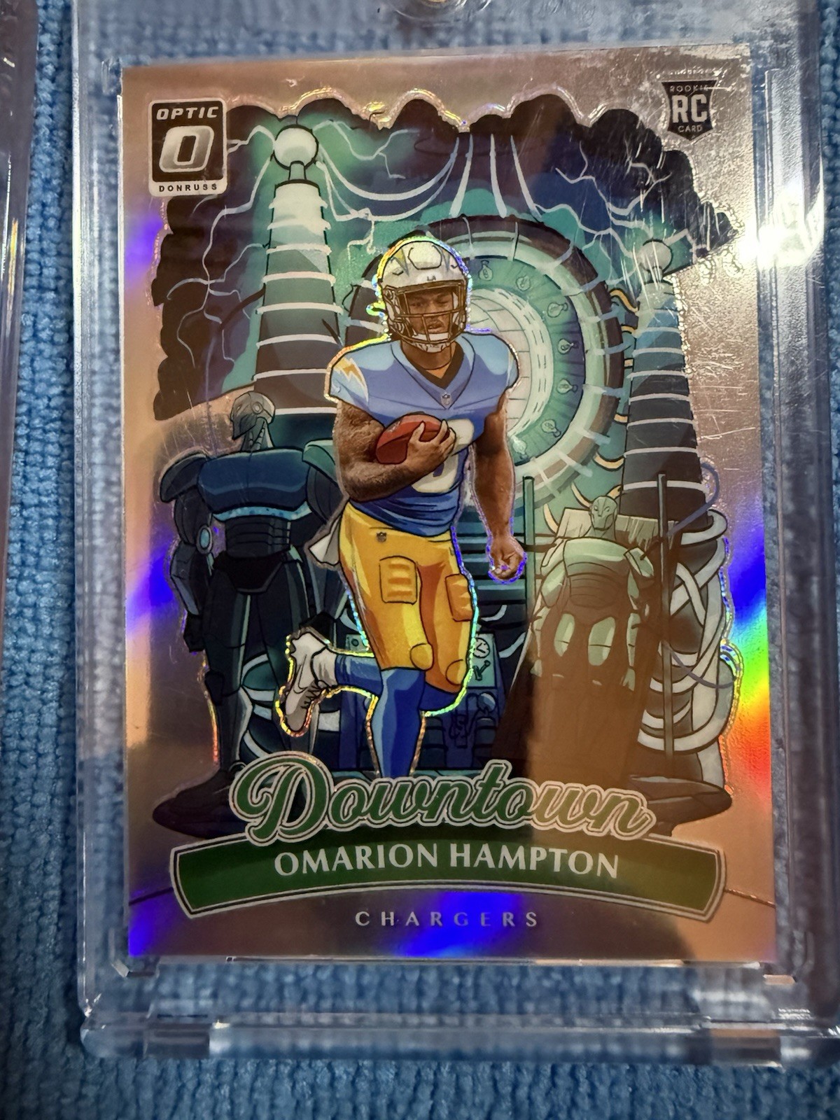 2025 Panini Donruss Optic – Downtown Omarion Hampton #16 (RC)