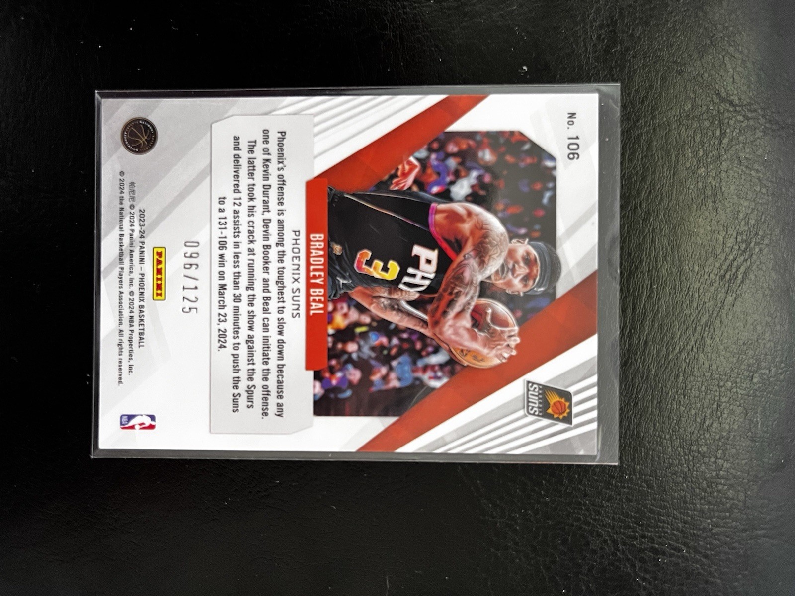 2023-24 Panini Phoenix – Bradley Beal #106 Seismic /125
