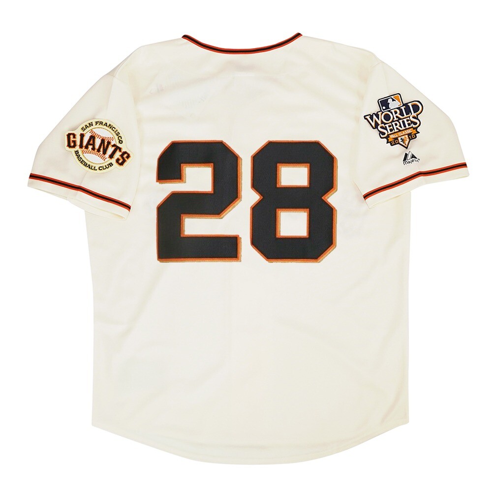 Buster Posey 2010 San Francisco Giants Cream Home World Series Men’s Jersey