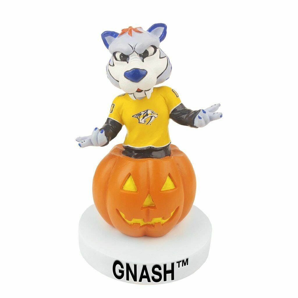 Nashville Predators Gnash Pumpkin Bobble Head