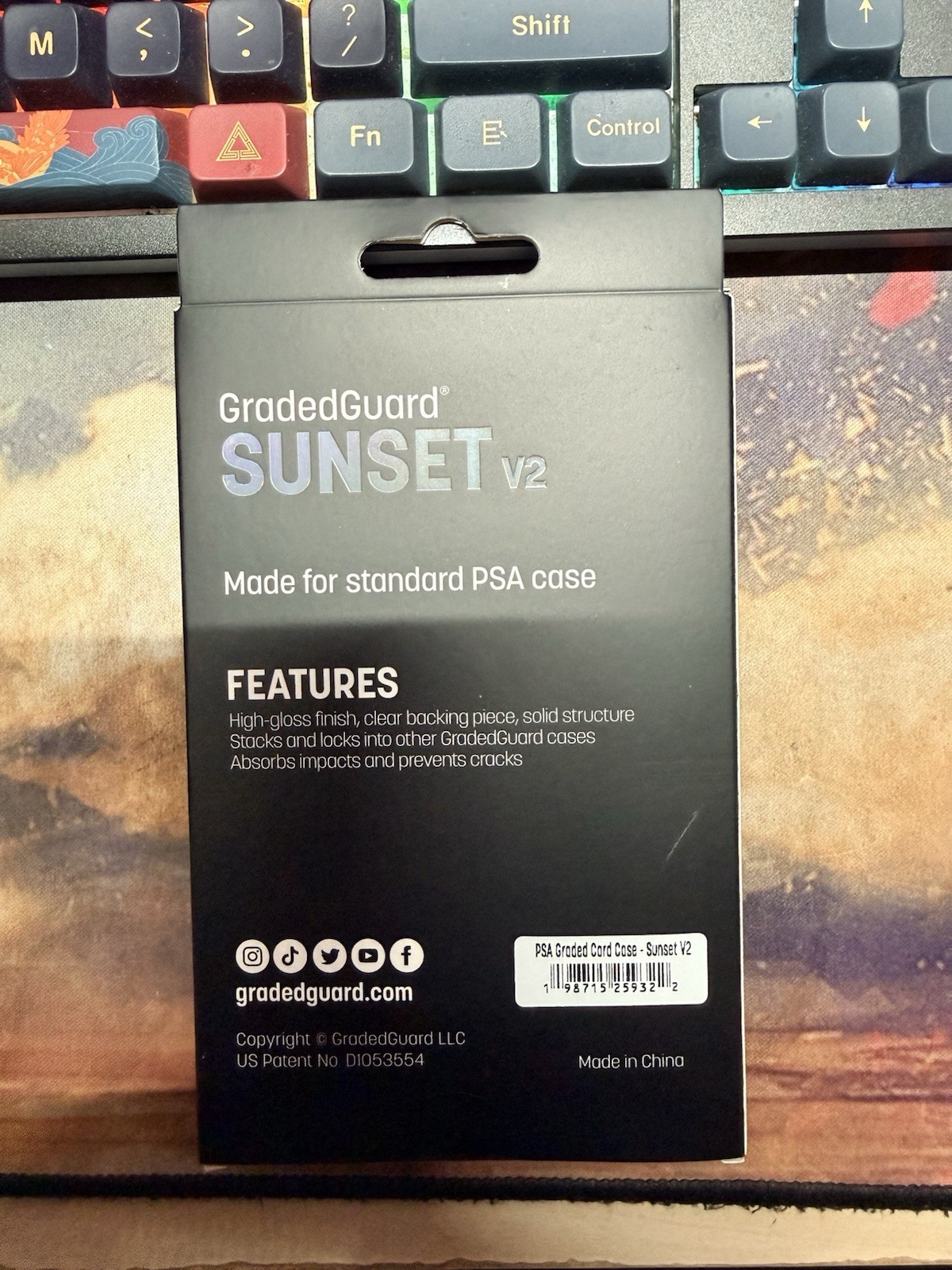 GradedGuard PSA Graded Card Case Guard Protector SUNSET V2 Limited Edition