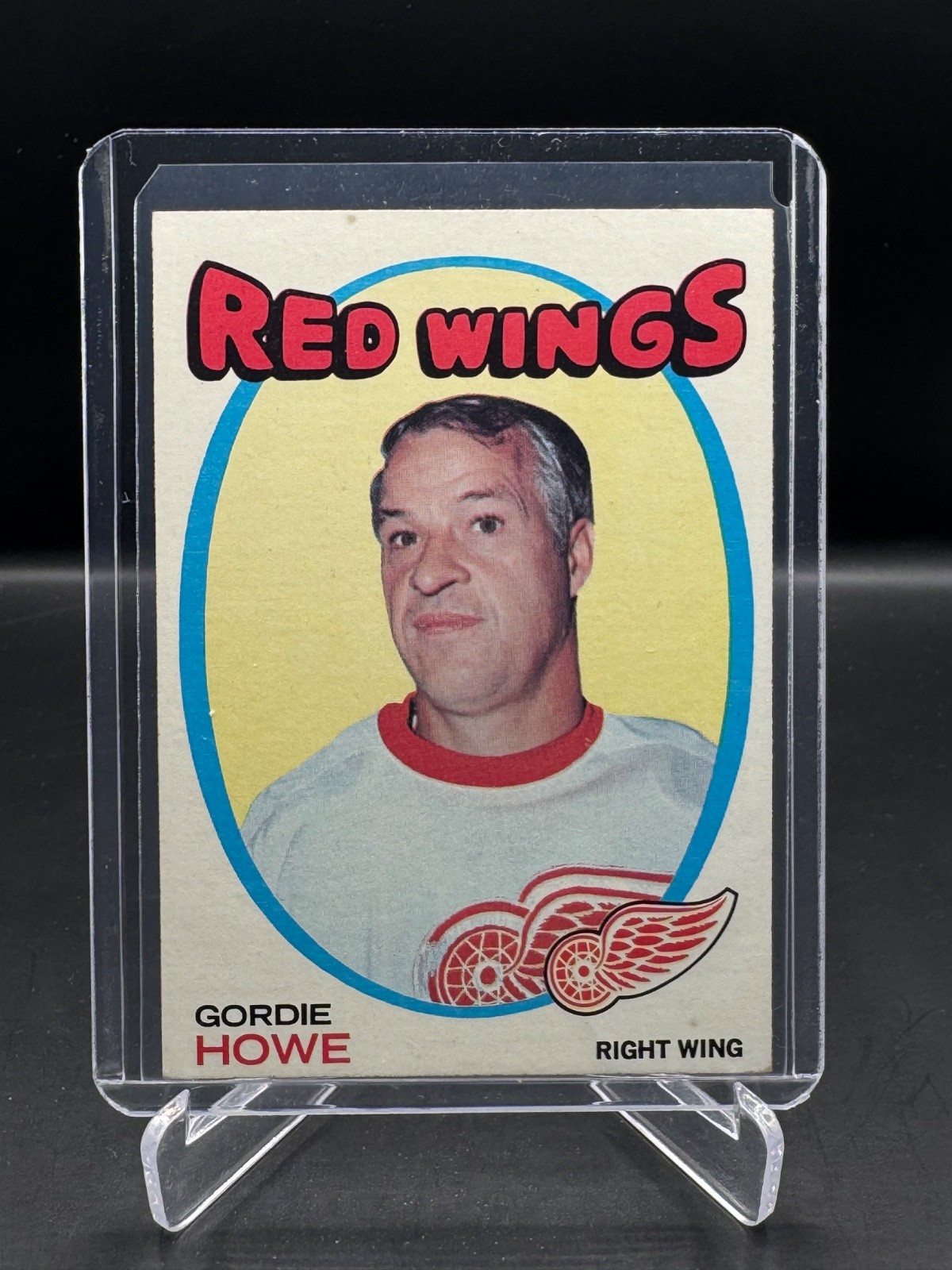 1971-72 TOPPS! GORDIE HOWE! DETROIT RED WINGS! #70 VG-EX!