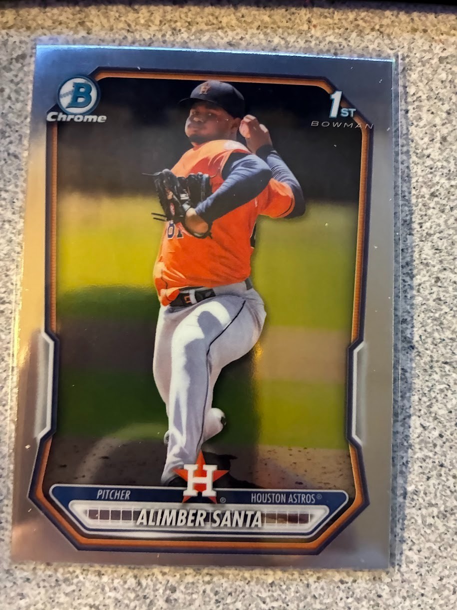 2026 Bowman #BCP-30 Alimber Santa Chrome Prospects