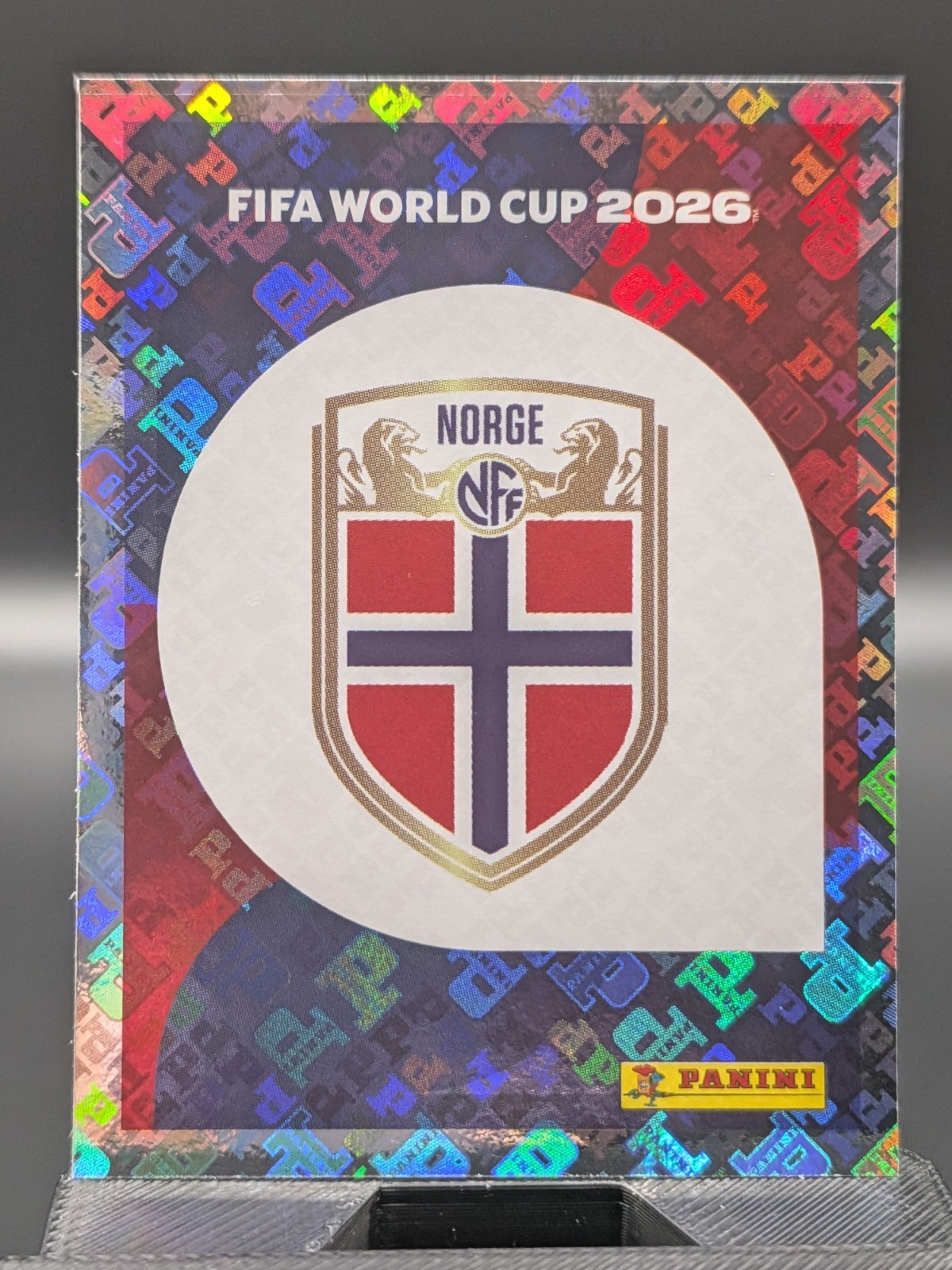 Panini FIFA World Cup 2026 NOR 1 Norway Norge Club Badge/Logo Sticker