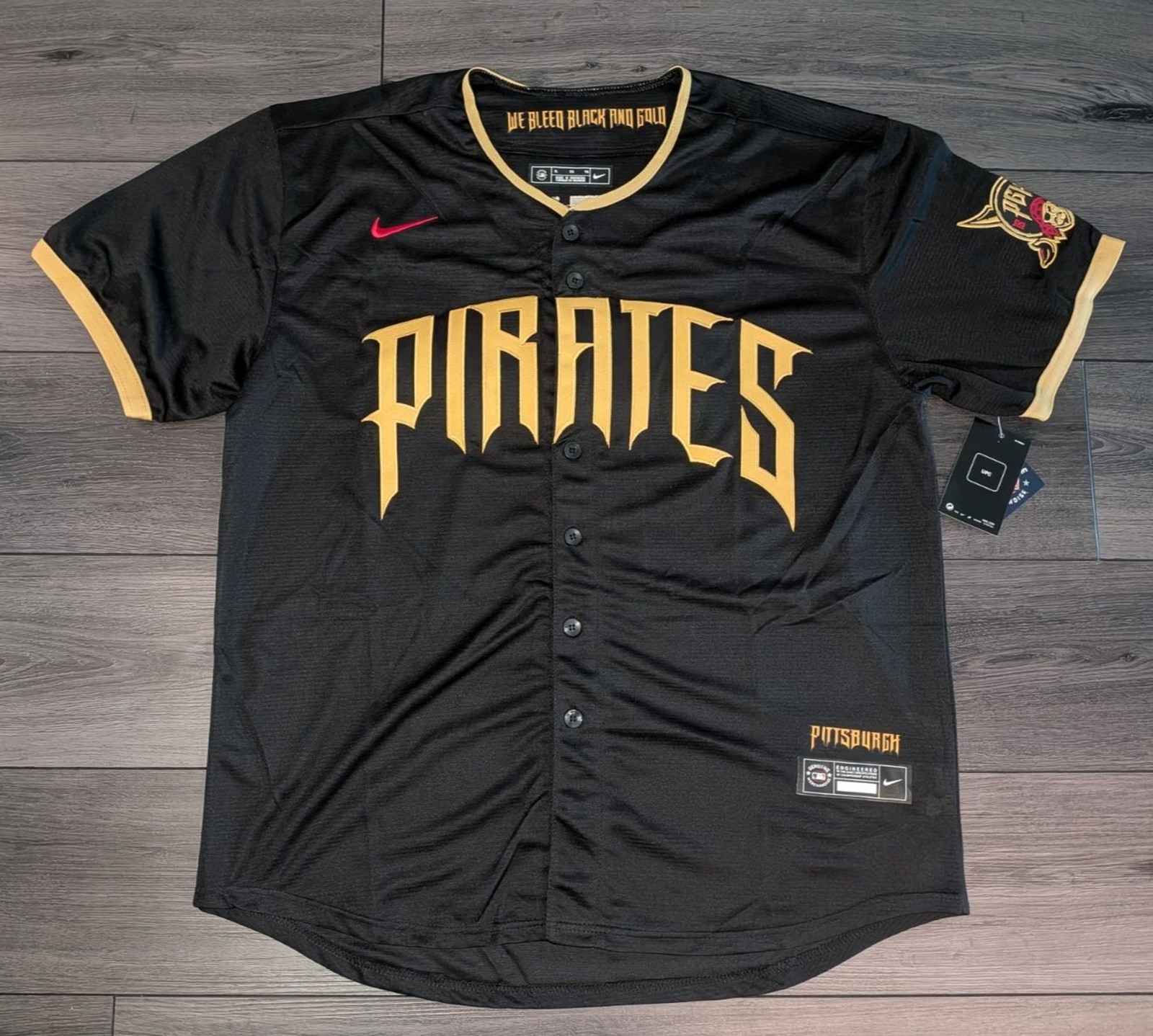 Konnor Griffin #6 Pittsburgh Pirates 2026 City Connect Baseball Jersey XL