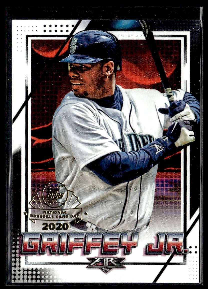 2020 Topps Chrome Fire NBCD Preview Ken Griffey Jr. Seattle Mariners #FP-3