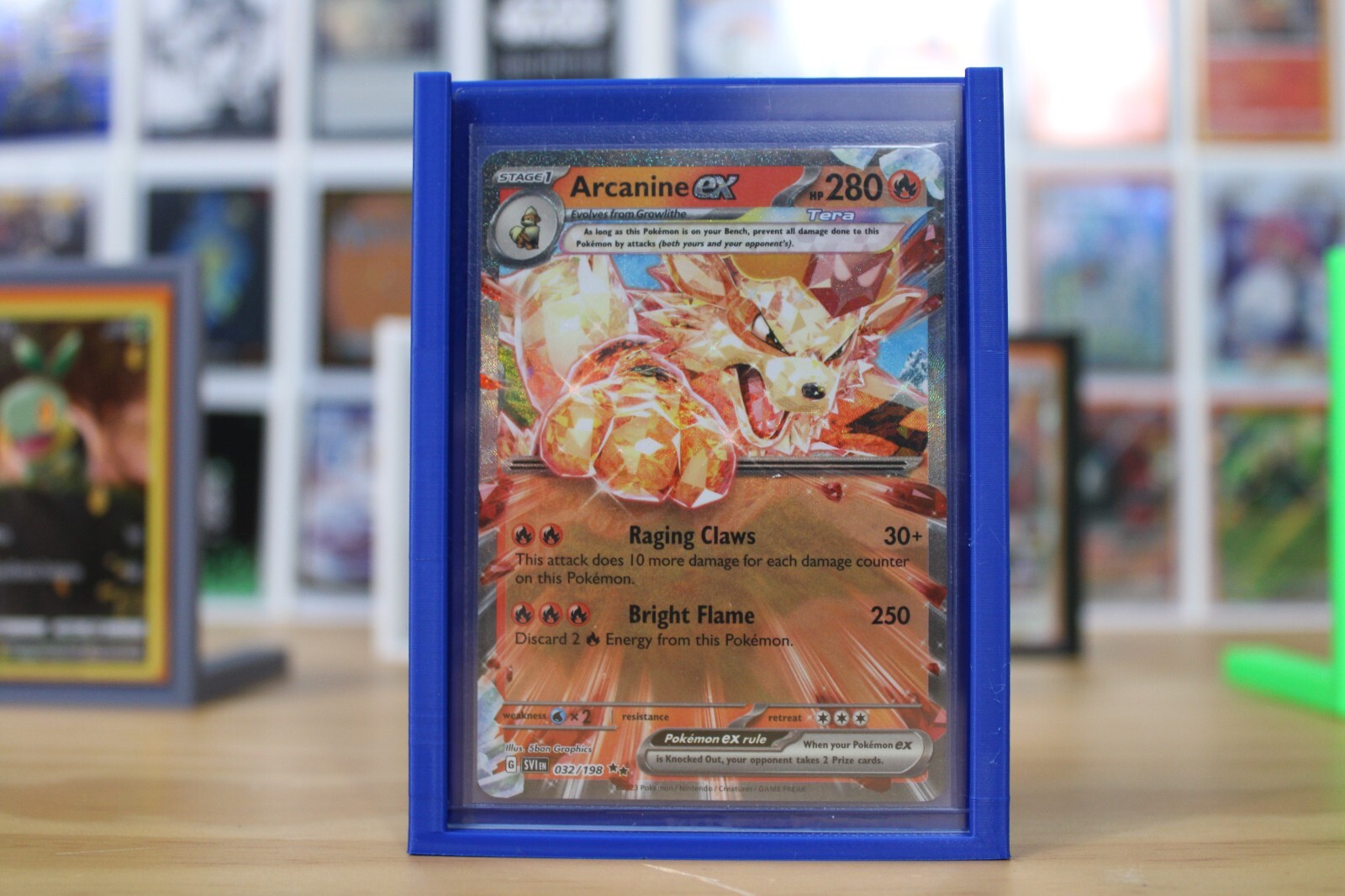 3D Printed Toploader Single Card Holder Stand – Upright Display UltraPro