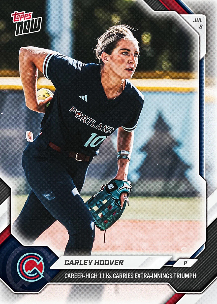 *PRE SALE* Carley Hoover – 2026 AUSL Topps NOW® – Card 34