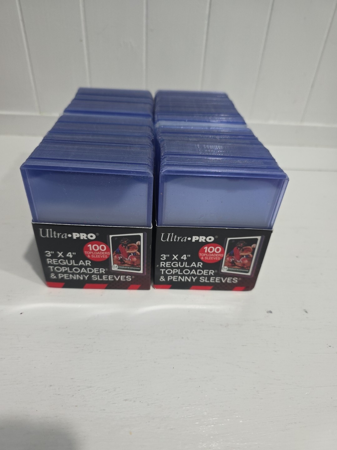 Ultra Pro New 3″ x 4″ Toploader & Card Sleeve Bundle – Clear 200 Count