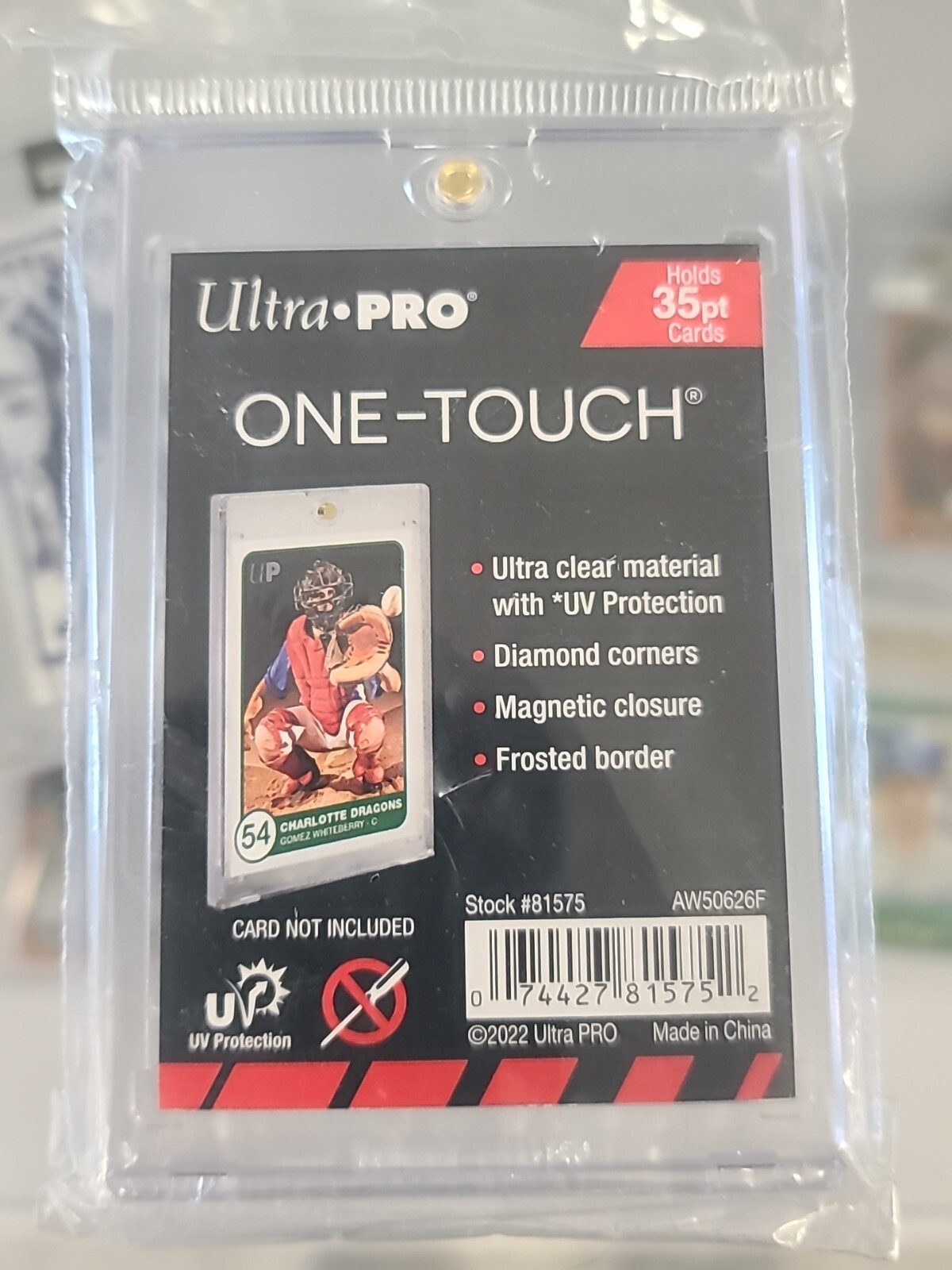 Ultra Pro One Touch Magnetic Trading Card Holder Regular 35pt With UV Protection