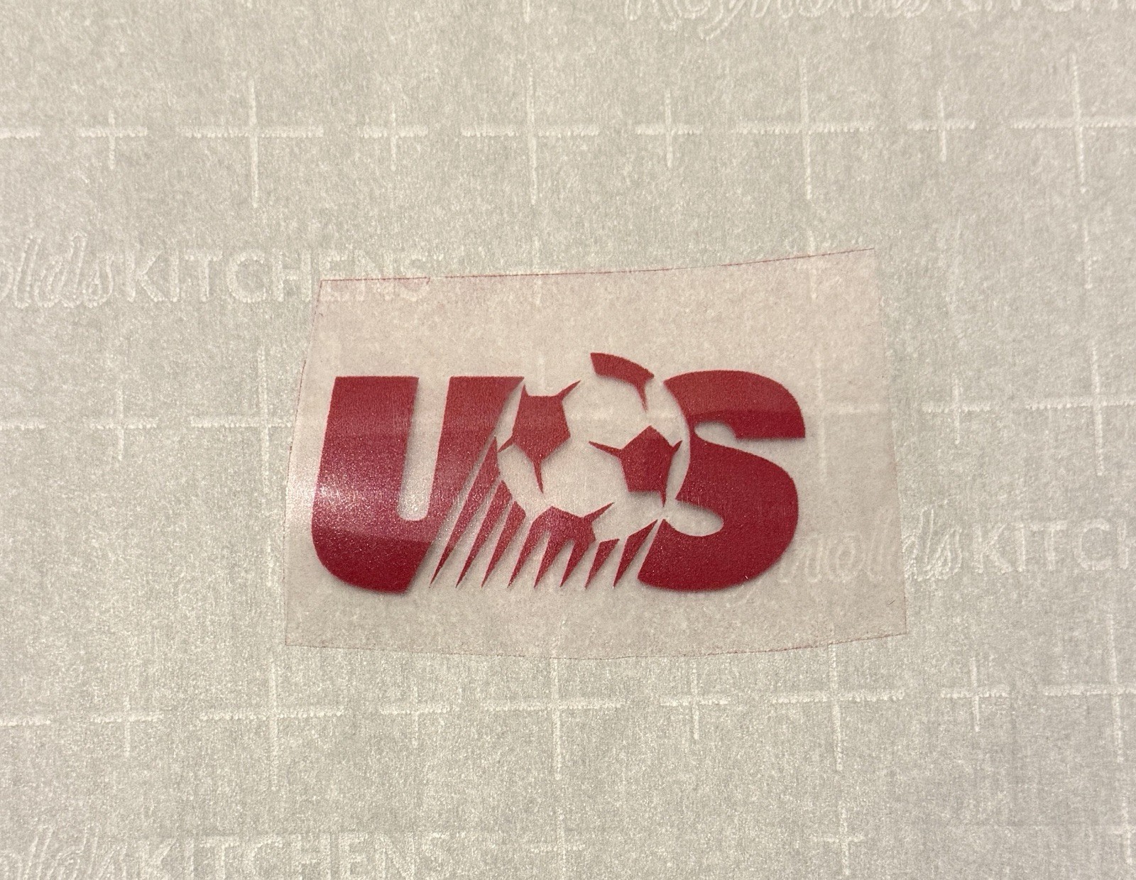 USA 1994 World Cup Felt Logo Soccer Print Heat Transfer