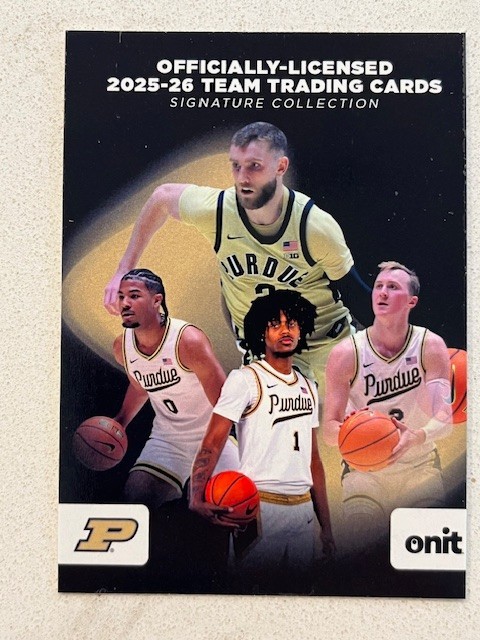 2025-26 Onit Purdue Basketball *PICK YOUR PLAYER* Choose Your Base/Insert Card