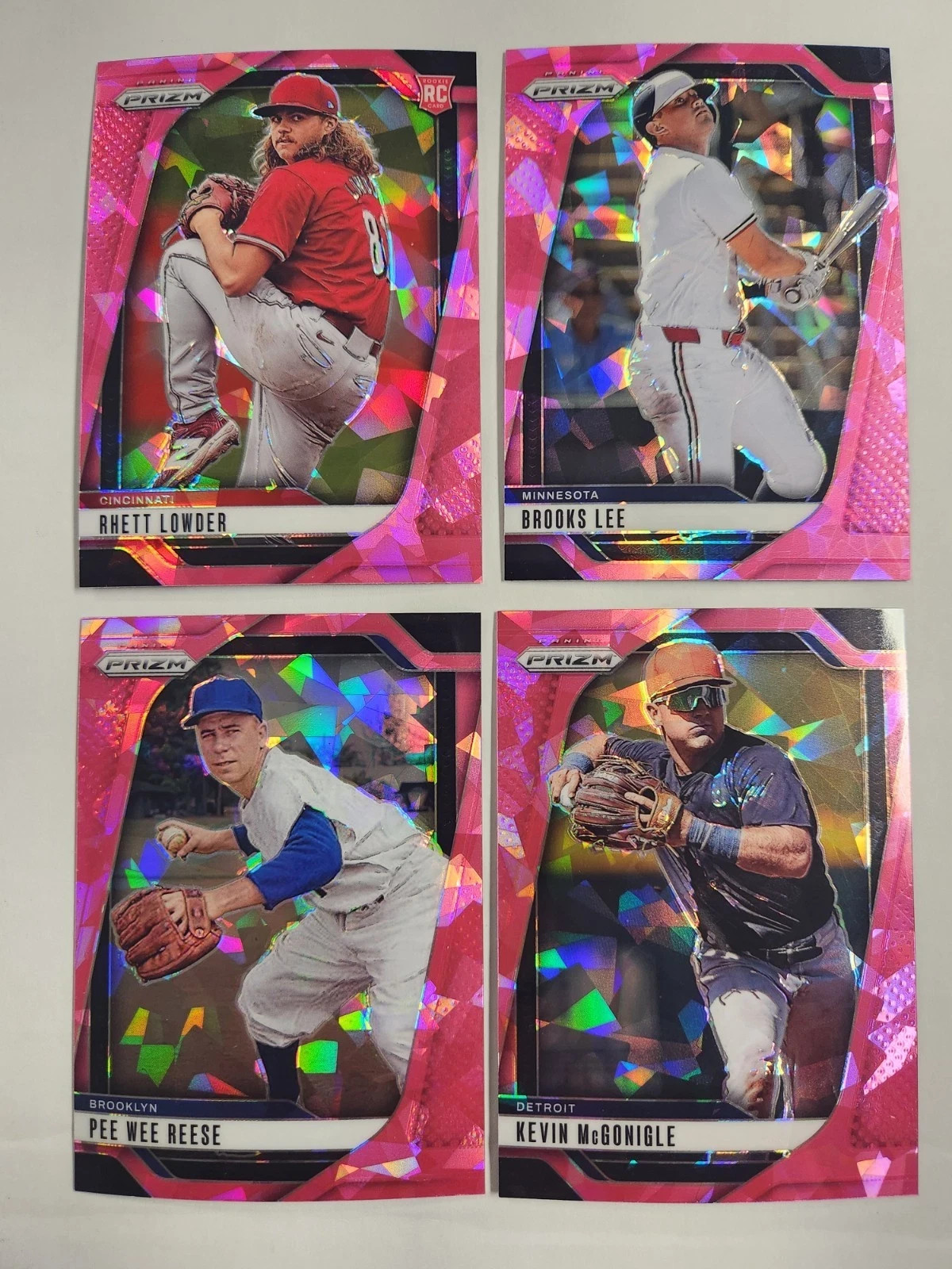 2025 Panini Prizm Baseball Pink Ice Parallels – 1-300 You Pick Complete Your Set