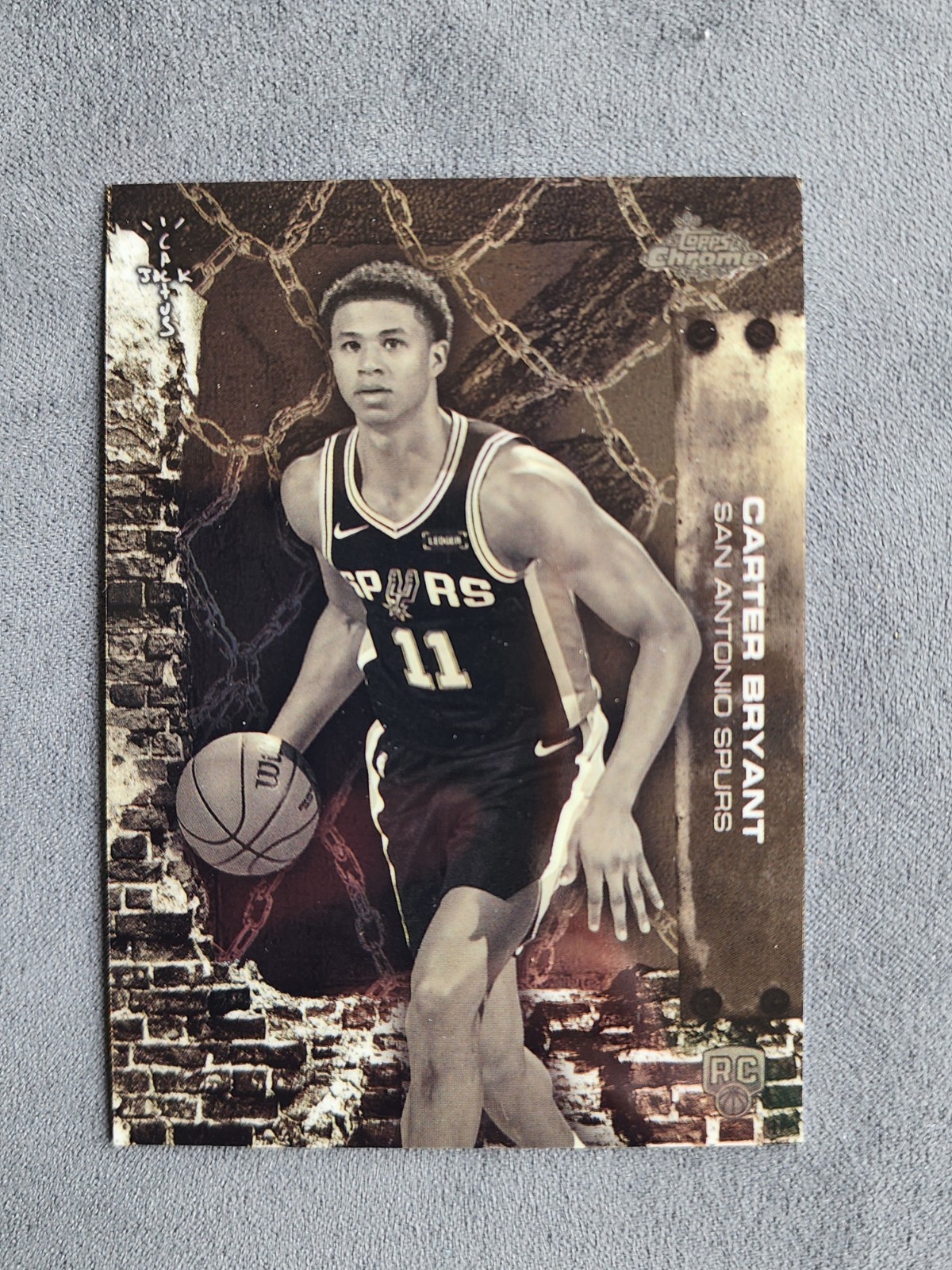 2025-26 NBA Topps Chrome Cactus Jack Carter Bryant #74 Rookie RC Base